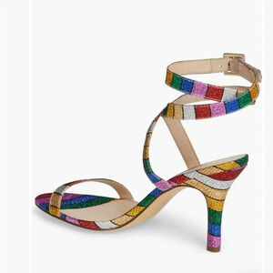 Nina Women’s Vanna Glitter Open Toe Sandals size 9M